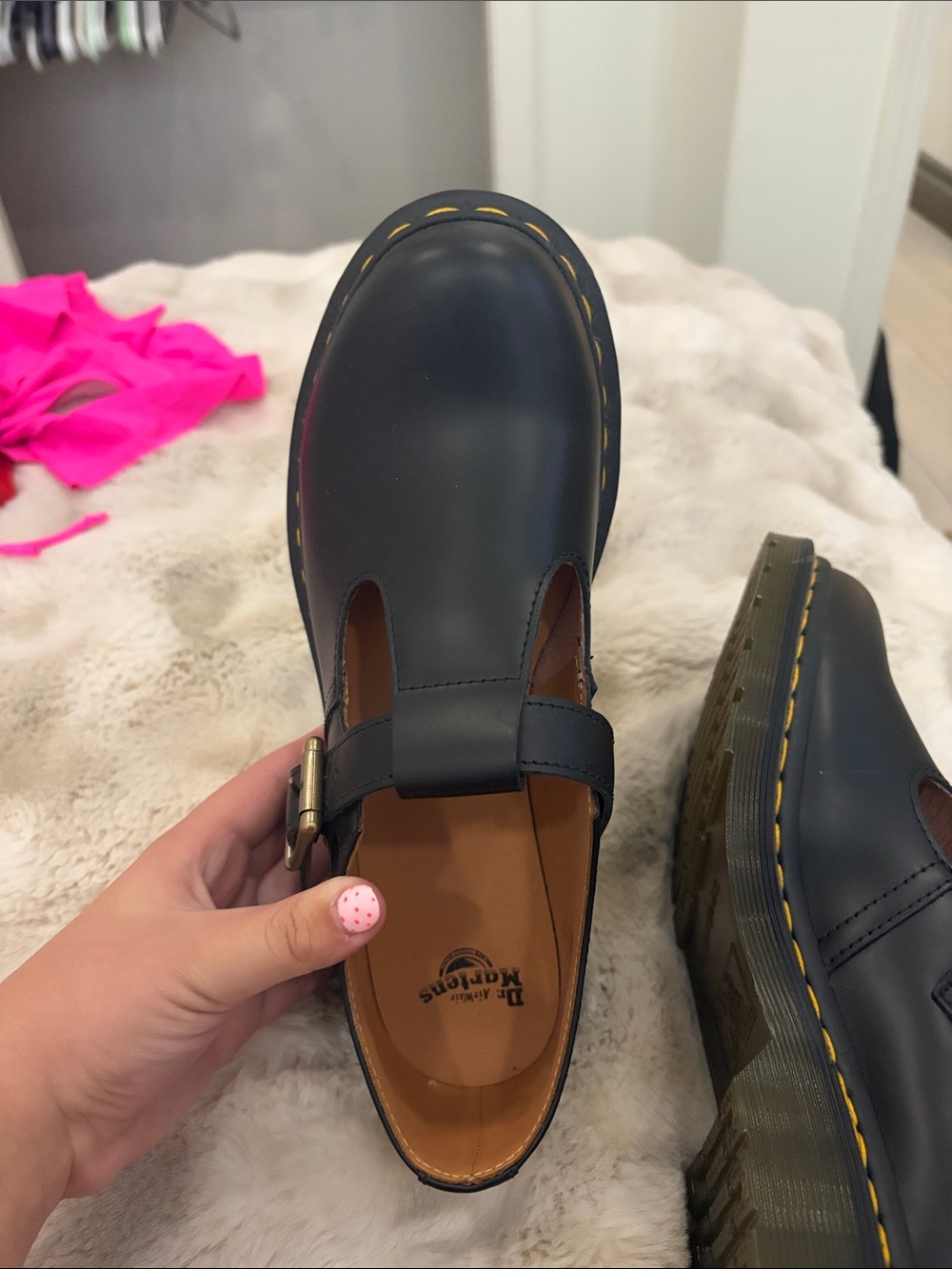 Dr. Martens Black Leather Mary Jane Loafers - Picture 4 of 5